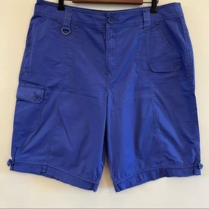 Style & Co High Waist Cargo Shorts Size 16